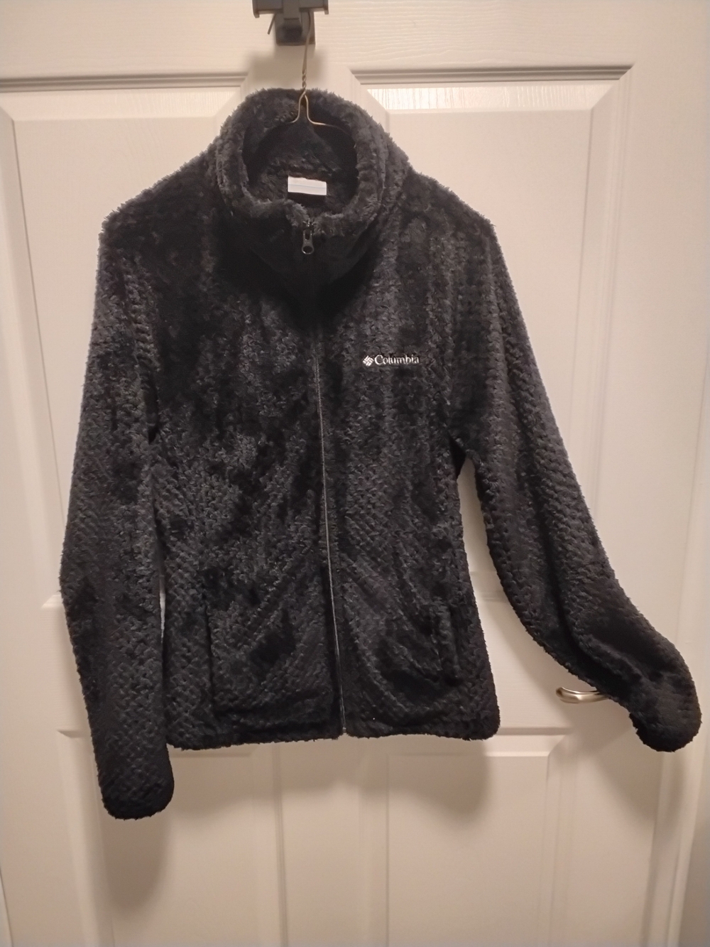 Columbia Women's Black Plush Full-Zip Jacket